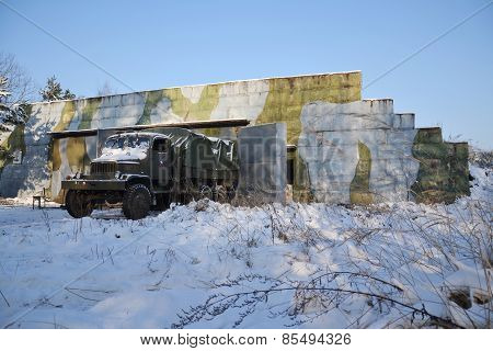 Old Czechoslovak Military Truck Praga V3S