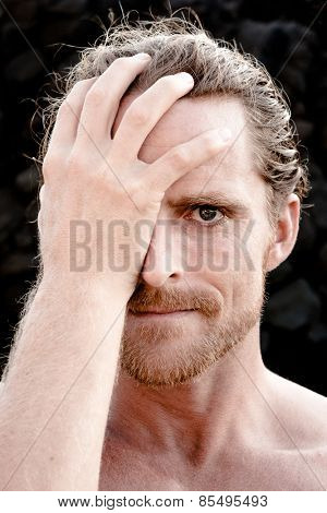Close up portrait of a man