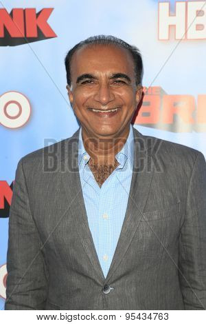 LOS ANGELES - JUN 8: Iqbal Theba at the Premiere of HBO's 'The Brink' at the Paramount Theater at Paramount Studios on June 8, 2015 in Los Angeles, CA