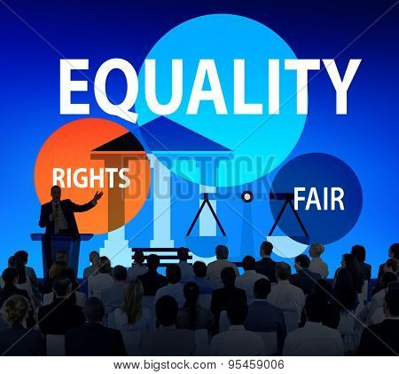 Equality Parity Balance Justice Fair Concept