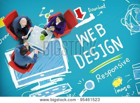 Web Design Web Development Responsive Branding Concept