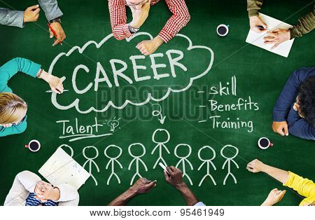 Career Talent Skill Talent Benefits Occupation Concept