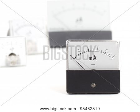 Old Meter Isolated