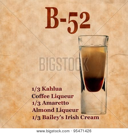 B-52 Recipe