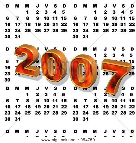 2007 년 새 해 