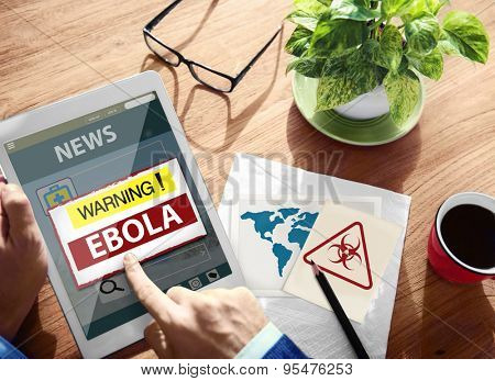 Ebola Warning Disease Outbreak Infection Problem Sickness Concept