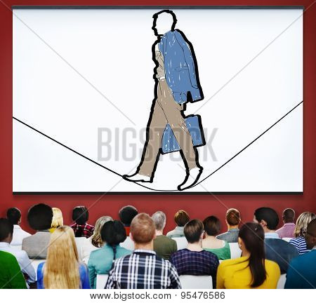 Risk Management Insurance Safety Unsteady Concept