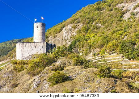 Batiaz Castle, Martigny, canton Valais, Switzerland