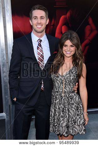 LOS ANGELES - JUL 07:  Ryan Shoos & Pfeifer Brown arrives to the 