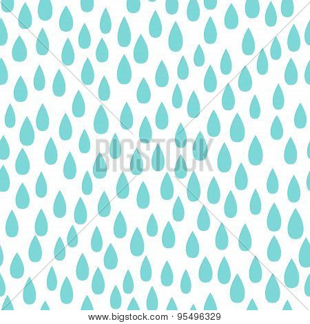 Rain. Seamless vector pattern background.