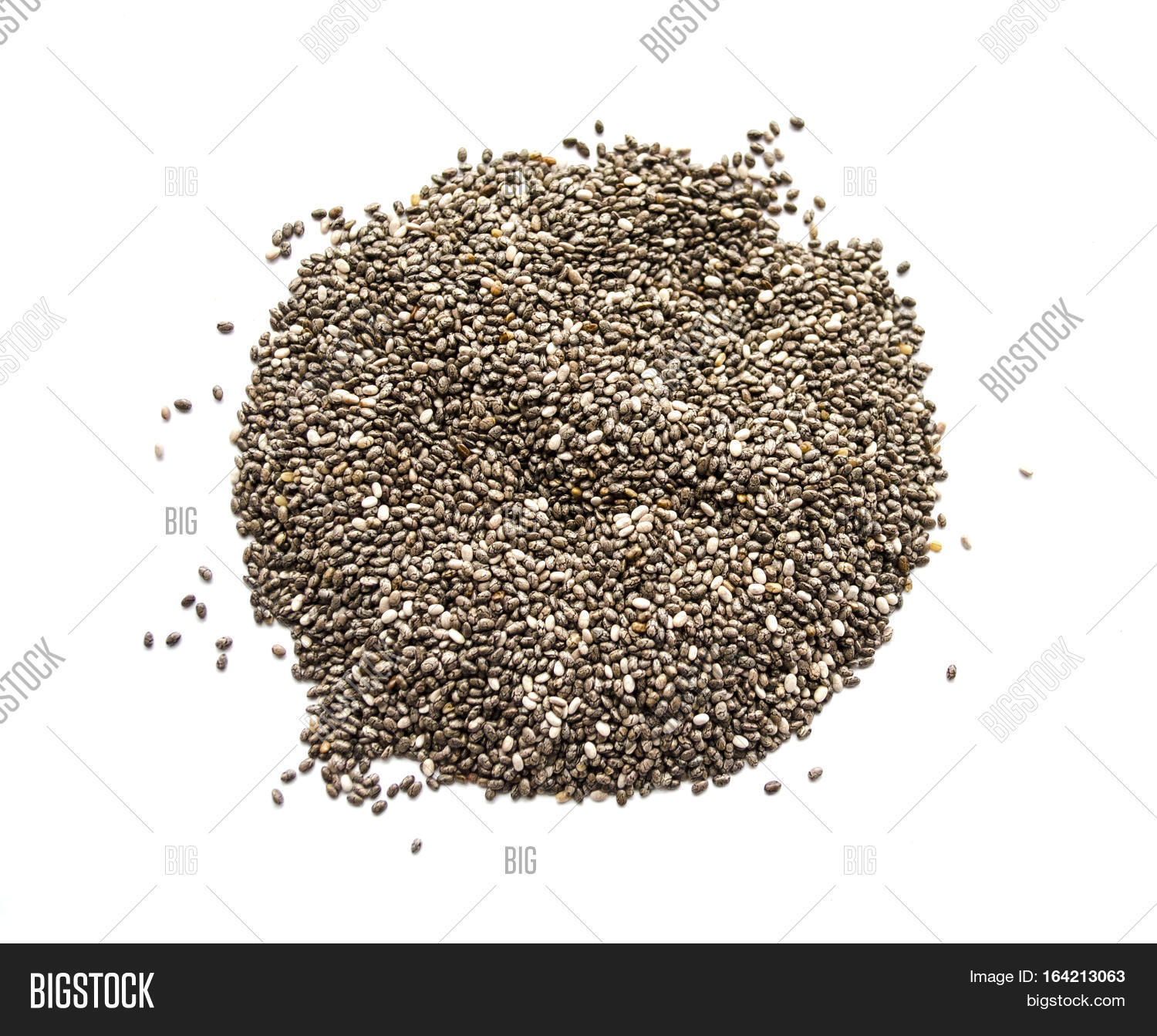 Organic Dry Chia Seeds Image & Photo (Free Trial) Bigstock
