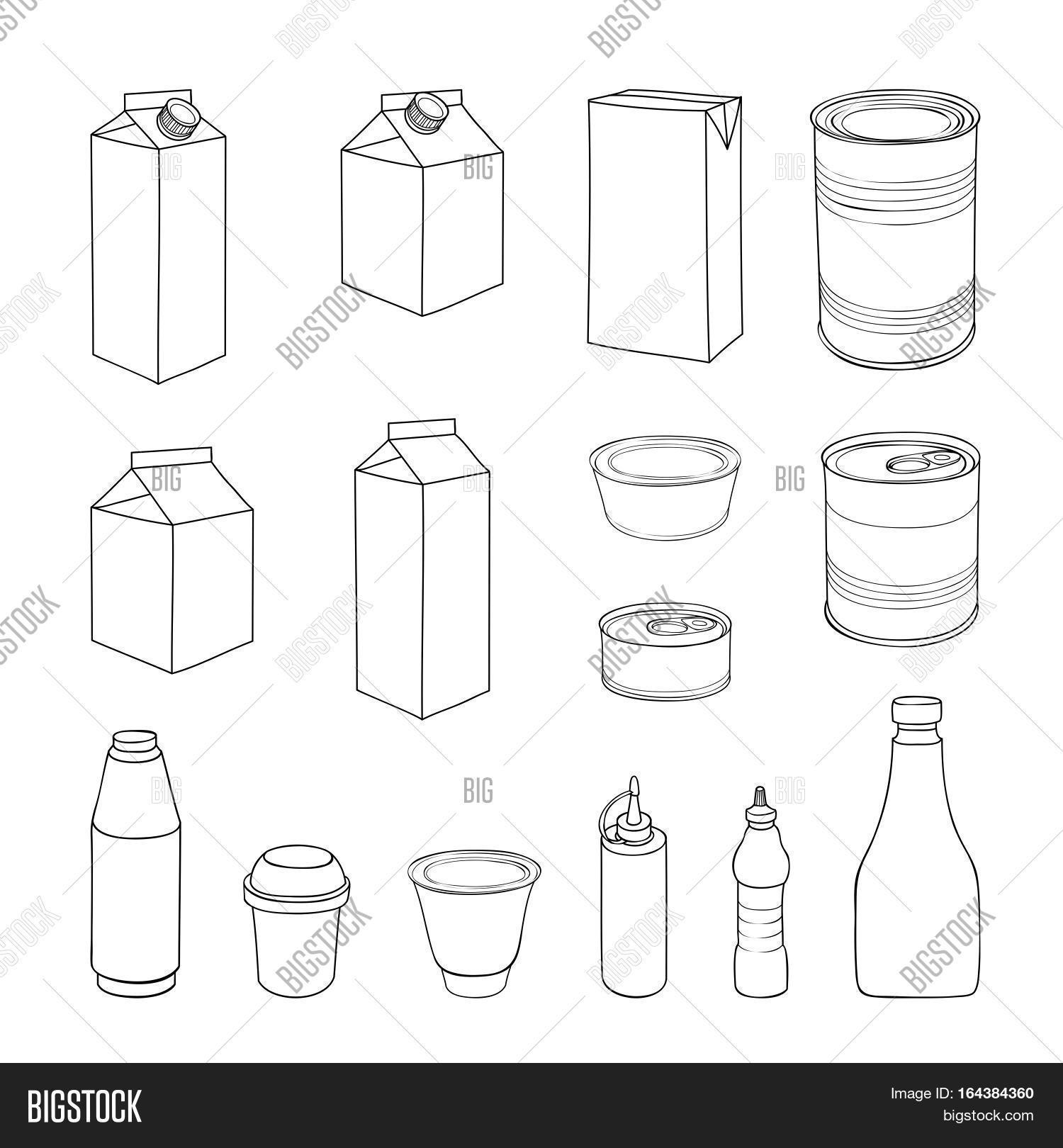 Food Packaging Set. Vector & Photo (Free Trial) Bigstock