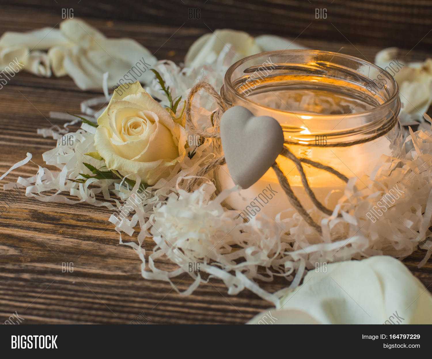 Beautiful Candle Rose Image & Photo (Free Trial) Bigstock