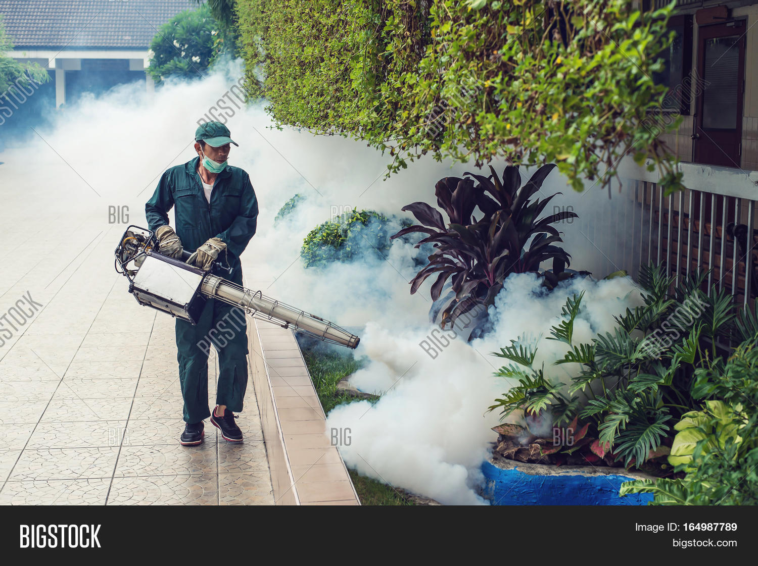 Man Work Fogging Image & Photo (Free Trial) Bigstock