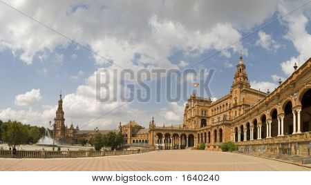 Interno Plaza Espana Siviglia Pano