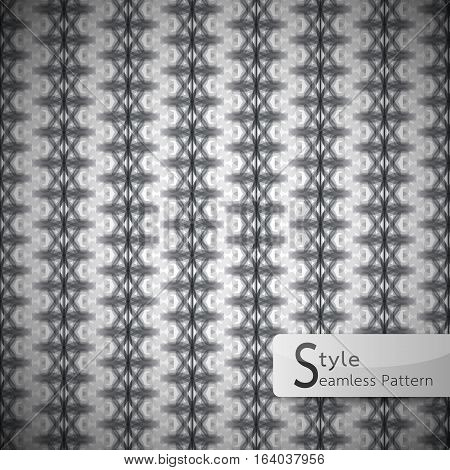 abstract ribbon grey mesh Heart zigzag vintage geometric seamless pattern vector illustration