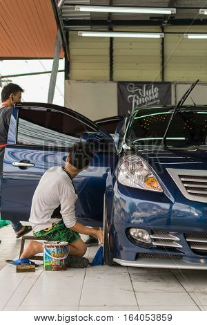 Cleaning The Car