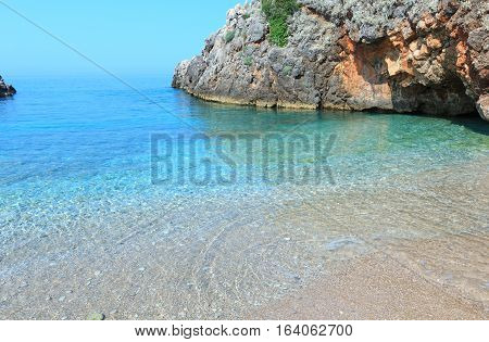 Summer Ionian Sea Coast, Albania.