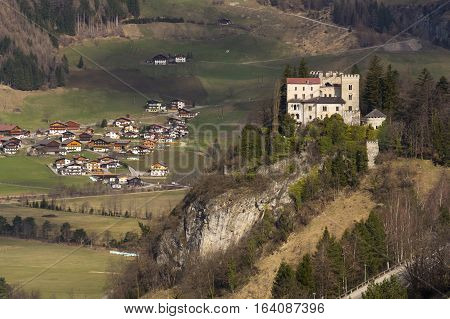 Weissenstein Castle In Ski Resort Matrei In Osttirol, Austria