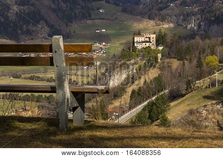 Weissenstein Castle In Ski Resort Matrei In Osttirol, Austria