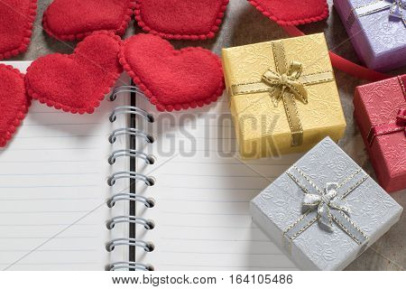 Valentine's Day Background,red Heart With Red White Rose ,ribbon