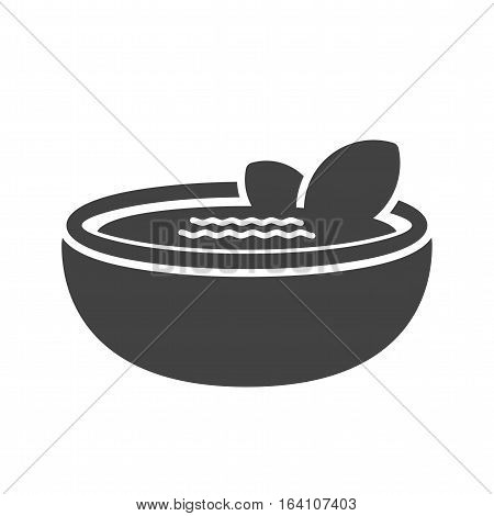 Gazpacho, food, bowl icon vector image. Can also be used for european cuisine. Suitable for mobile apps, web apps and print media.
