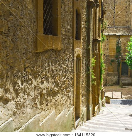 View to Historic Center City of Piazza Armerina in Sicily