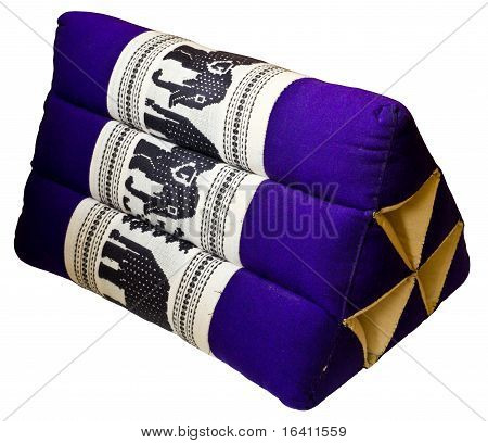 Thai Pillow On White Background