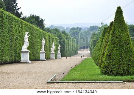 VERSAILLES FRANCE June 2013 The Palace of Versailles is a royal chateau in Versailles France. UNESCO World Heritage List. Paris France