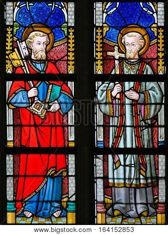 Stained Glass - St Peter And St Francis Xavier