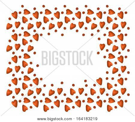 Cute Vector Editble Valentine Background For Cards, Mails, Letters, Or Invetations.