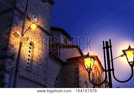 night church of Saint Athanasios Kimi village Euboea Greece