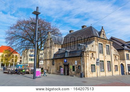 Square In The Old Town Of Valkenburg, Germany
