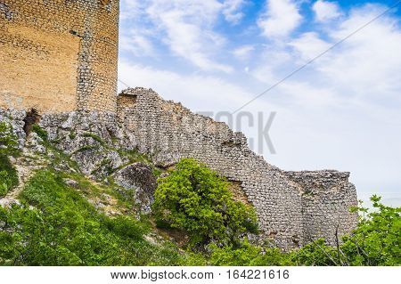 Azerbaijan Galaalty old fortress located at a height of 1700m