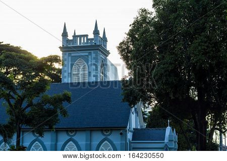 Georgetown, Penang - November 19, 2016 : Penang Wesley Methodist Church is one of the oldest churches in the country. 
It has been around for more than a century which possibly dates back to 1891.
