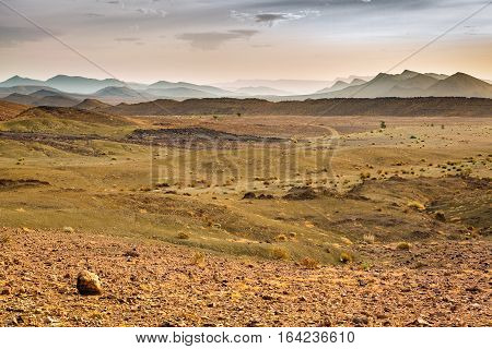 Typical Landscape Of Southern Morocco.