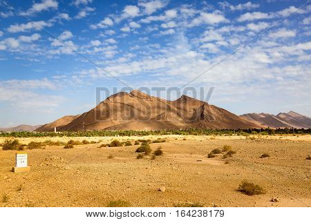 Typical Landscape Of Southern Morocco.