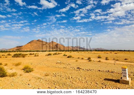 Typical Landscape Of Southern Morocco.
