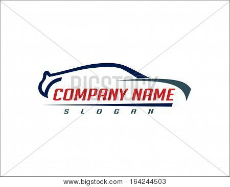Car logo modern 2 on withe backgound