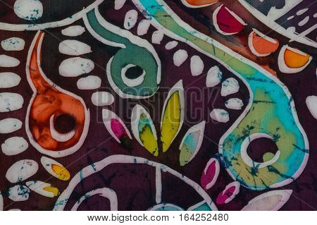 Tadpoles And Whitebaits, Fragment, Hot Batik