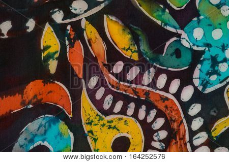 Tadpoles And Whitebaits, Fragment, Hot Batik