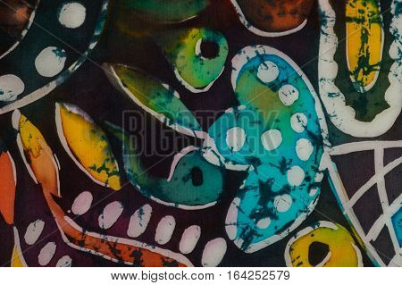 Tadpoles And Whitebaits, Fragment, Hot Batik