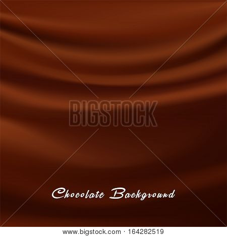 Chocolate or coco background - vector design