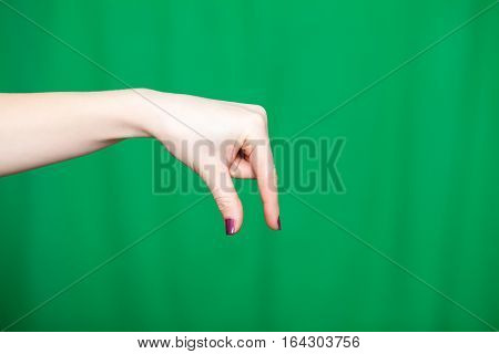 Hand Female Fingers Takes