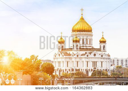 Cathedral of Christ the Saviour in Moscow Russia the largest orthodox church ever built