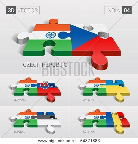 India puzzle part joint with Czech, Slovakia, Ukraine, Estonia, Romania.