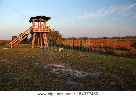 Loxahatchee National Wildlife Refuge in the Florida Everglades