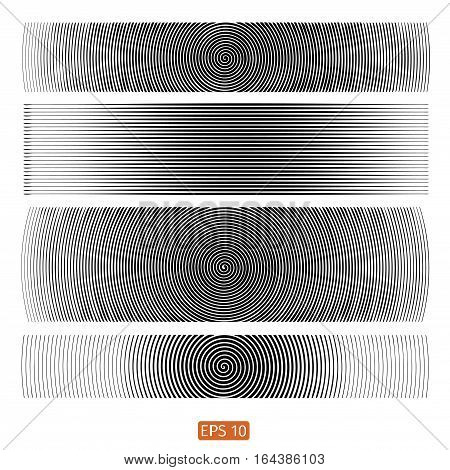 Gradient Seamless Background With Black Lines