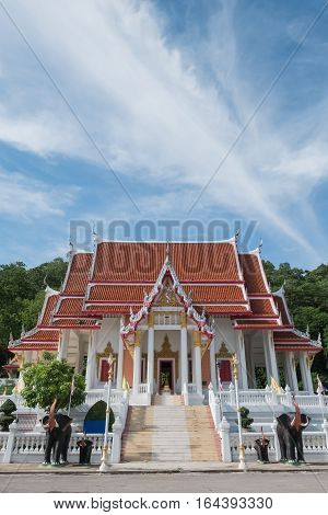 khao chong phran temple in ratchaburi province thailand