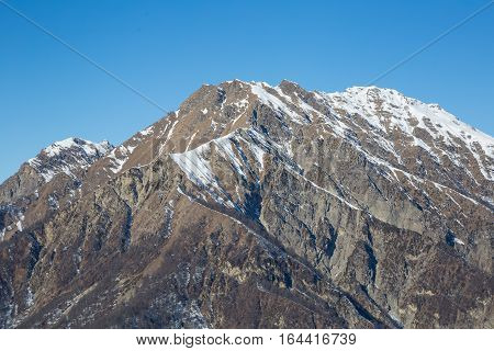 mountains in the snow in Gabala Azerbaijan